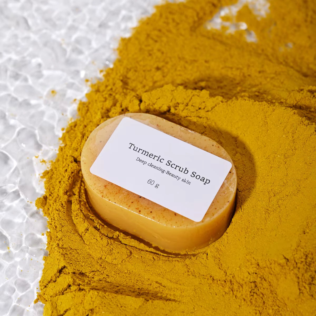 2024 New Natural Turmeric Scrub Soap Cleansing Bath Soap Oil Control Face Wash Kojic Soaps for Face,Bath, Body